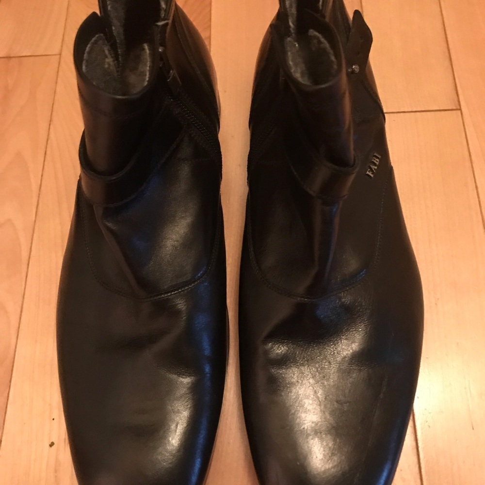 New FABI men’s leather Chukka boots, made in Italy, size 41